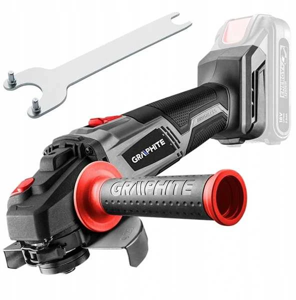 Akumuliatorinis kampinis šlifuoklis be šepetėlių 125mm 18V Graphite 58G026