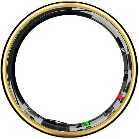 Išmanusis žiedas Powerton SMART RING PRO, aukso spalvos, 8 dydis