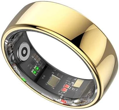 Išmanusis žiedas Powerton SMART RING PRO, aukso spalvos, 9 dydis