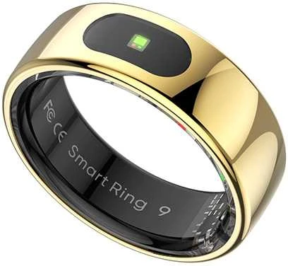 Išmanusis žiedas Powerton SMART RING PRO, aukso spalvos, 10 dydis