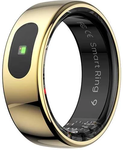 Išmanusis žiedas Powerton SMART RING PRO, aukso spalvos, 11 dydis