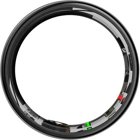 Išmanusis žiedas Powerton SMART RING PRO, juodos spalvos, 9 dydis