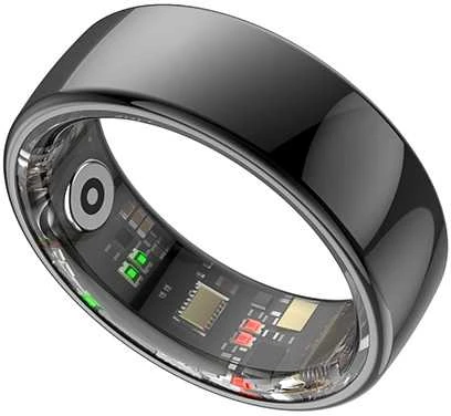 Išmanusis žiedas Powerton SMART RING PRO, juodos spalvos, 11 dydis