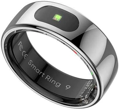 Išmanusis žiedas Powerton SMART RING PRO, sidabro spalvos, 11 dydis