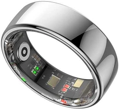 Išmanusis žiedas Powerton SMART RING PRO, sidabro spalvos, 11 dydis