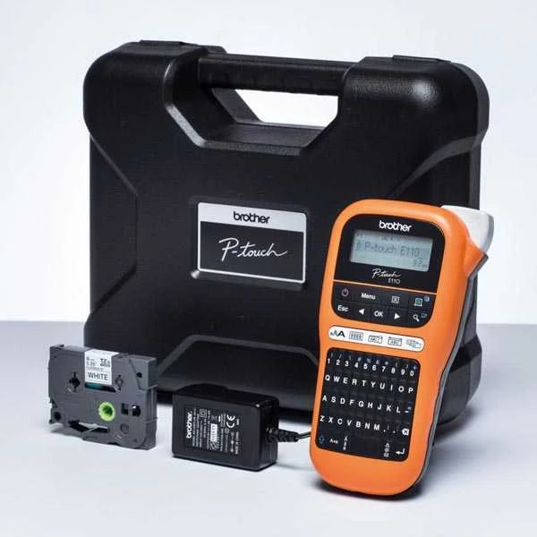 Labels spausdintuvas Brother P-touch PTE110VPYJ1