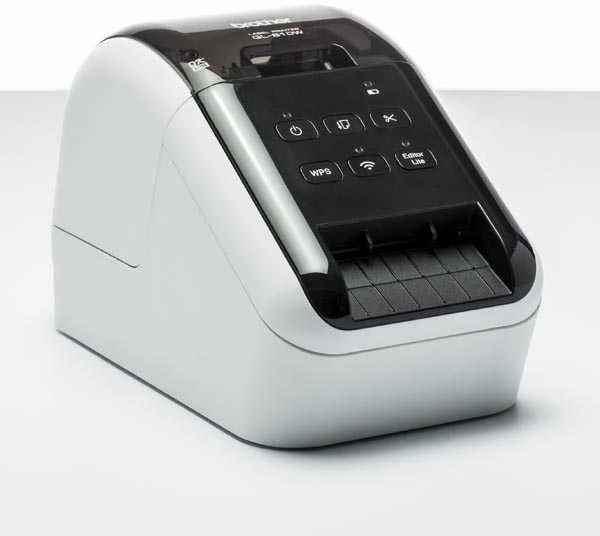 BROTHER etikečių spausdintuvas QL-810W - 62mm, terminis spausdinimas, USB WIFI Profi etikečių spausdintuvas / papildomai įsigijus DK-22251 print red /
