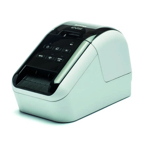 BROTHER etikečių spausdintuvas QL-810W - 62mm, terminis spausdinimas, USB WIFI Profi etikečių spausdintuvas / papildomai įsigijus DK-22251 print red /