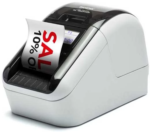 Brother QL-820NWBc - prie tinklo prijungiamas etikečių spausdintuvas