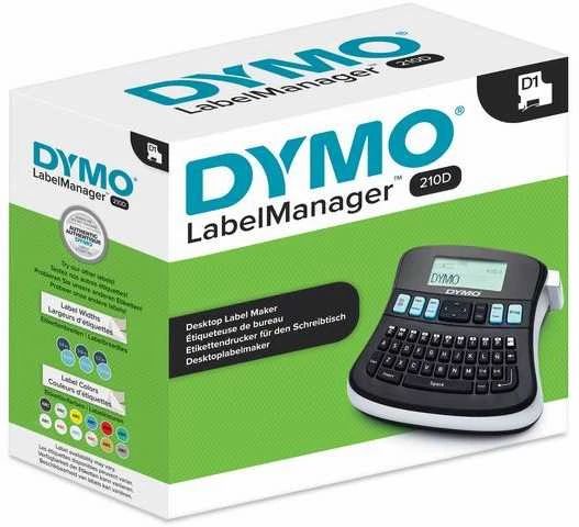 Spausdintuvas Dymo Label Manager 210D, žymėjimo mašina su QWEERTY klaviatūra, juodas / S0784430