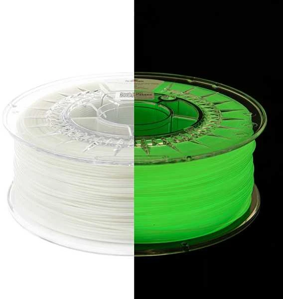 Spectrum PET-G švytintis plastikas – palyginimo vaizdas