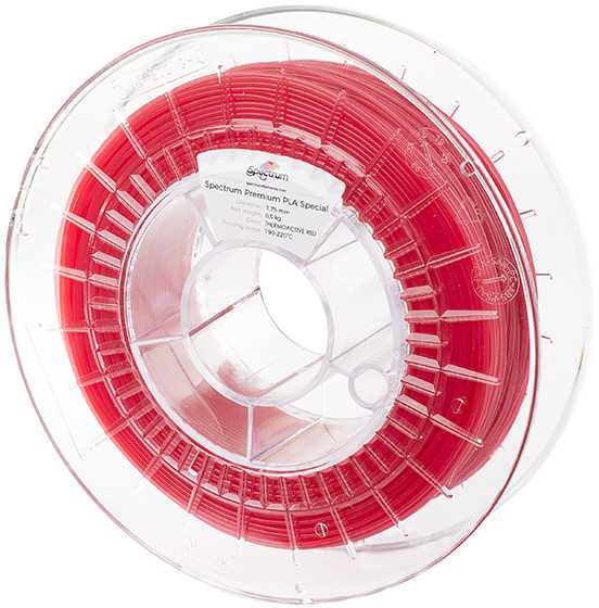Spectrum Filament PLA Special raudona