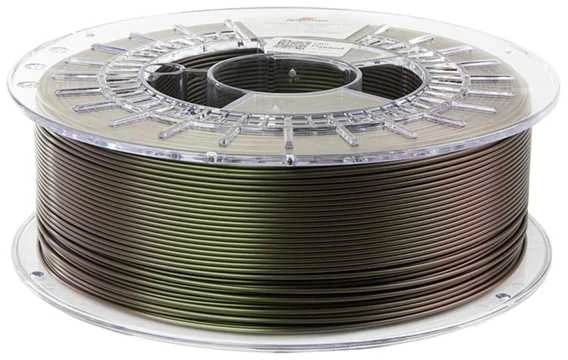 PET-G 1,75mm WIZARD žalias siūlas skaidrioje ritėje