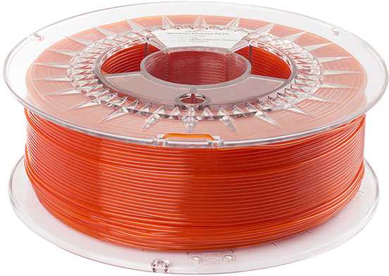 Spektro grupė SPECTRUMG 5903175657671 Filamentas SPECTRUM / PETG / SKAIDRUMAS Oranžinis / 1,75 mm / 1kg