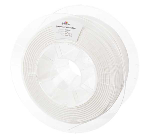 Spektro grupė SPECTRUMG 5903175657114 Filamentas SPECTRUM / PLA / POLAR Baltas / 1,75 mm / 1kg