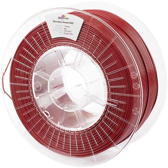 Spektro grupė SPECTRUMG 5903175658142 Filamentas SPECTRUM / ABS SMART /Dragon Raudona / 1,75 mm / 1kg