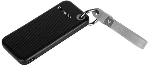 Kietasis diskas Išorinis SSD Verbatim Pocket SSD juodas/pilkas, 32190, 1000GB, juoda, M.2, komplekte USB C kabelis, USB-C, 1TB