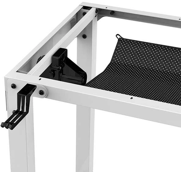 „Ultradesk UPLIFT FRAME“ rėmas / stalo pagrindas su elektriniu reguliavimu ir 90 kg keliamąja galia, balta