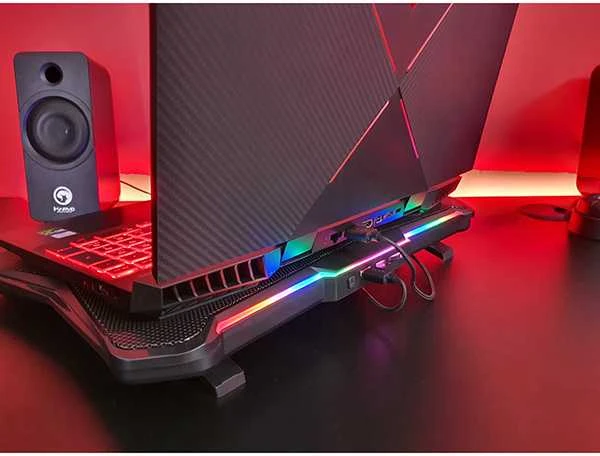 Nešiojamo kompiuterio aušintuvas Marvo FN-40 17" RGB