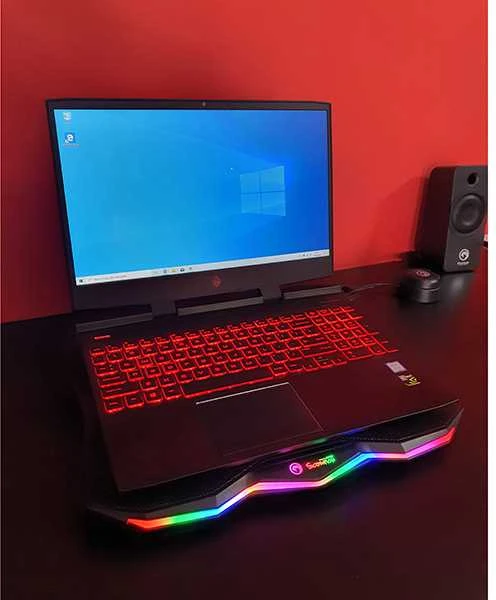 Nešiojamo kompiuterio aušintuvas Marvo FN-40 17" RGB