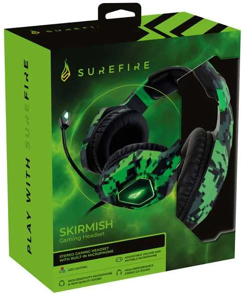 SUREFIRE – Skirmish žaidimų ausinės