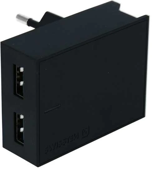 Swissten įkroviklis 2x USB-A 3 A (22048000)