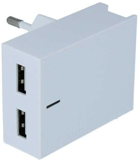 Swissten įkroviklis 2x USB-A 3 A (22047000)