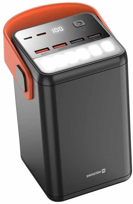 Sourcing „Powerbank“ šaltinis „Swissten Power Line Power Bank“ išorinis įkrovimo akumuliatorius 60 000 mAh / 65 W