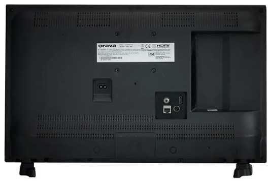 Televizorius Orava, LT-ANDR24 A01, 24", HD Ready 1366x768, 50/60 Hz, juoda, Android TV