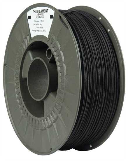 Nezatříděno Spectrum The Filament PETG CF 1000g, juodas