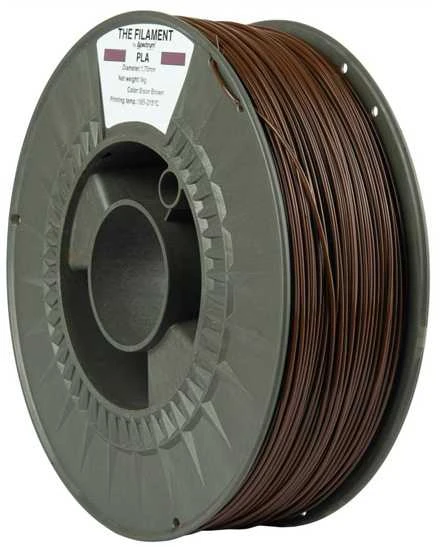 PLA 1kg siūlas, bison ruda spalva