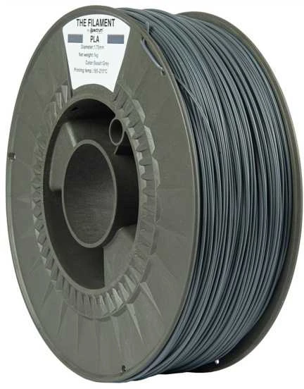 Spectrum basalt pilkas PLA filamentas ant ritės