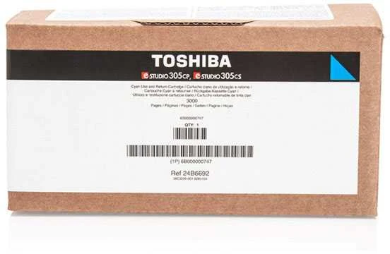 Toshiba T-305PC-R (6B000000747), žydra kasetė