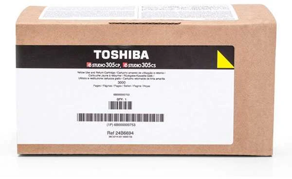 Toshiba T-305PY-R (6B000000753), geltona kasetė