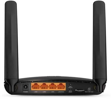 Maršrutizatorius TP-Link, 4G, 4xRJ45, juodas / ARCHERMR200