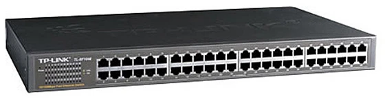 TP-LINK | 48 prievadų 10/100 Mbps stovo tipo komutatorius | TL-SF1048 | Nevaldomas | Montuojamas ant stovo