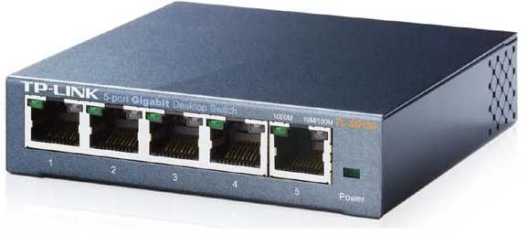 Šakotuvas Komutatorius TP-LINK, 5-port, metalinis korpusas, juodas / TL-SG105