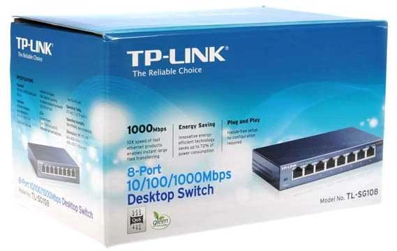Šakotuvas Komutatorius TP-Link 8port / TL-SG108