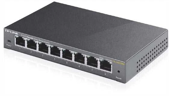 TP-LINK switch TL-SG108E 1000Mbps, monitorowanie sieci, funkcja VLAN