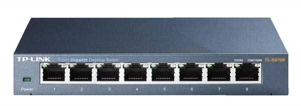 TP-LINK switch TL-SG108E 1000Mbps, monitorowanie sieci, funkcja VLAN