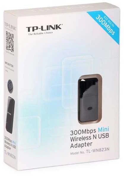 TP-LINK N300 WLAN Mini-USB adapteris, 2,4 GHz, 802.11b/g/n, QSS mygtukas, Autorun įrankis, palaiko Windows XP/Vista/7/8 ir MacOS