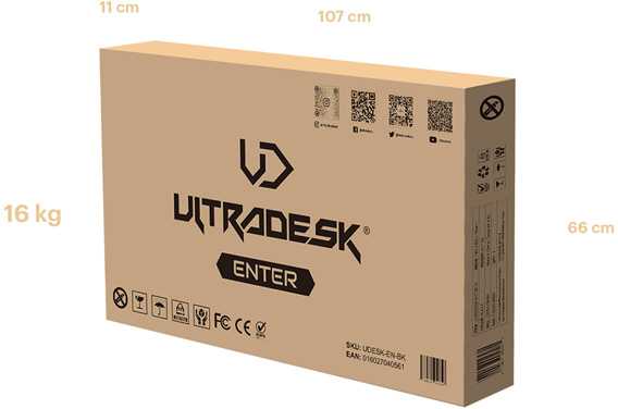 Žaidimų stalas Ultradesk Enter V2 Gaming Desk