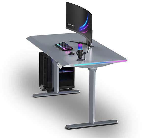 ULTRADESK QUEST žaidimų stalas, 140x70cm, 72-120cm, kamuolys-kamuolys