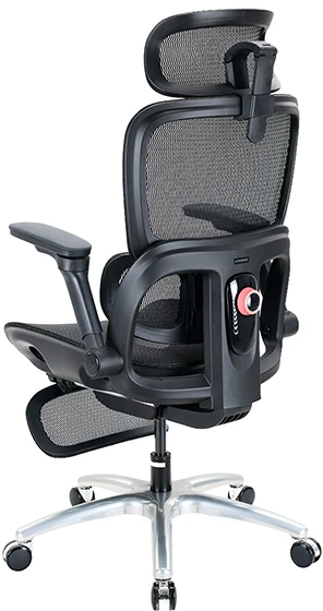 Ultradesk INNOVATOR Ergonomiczny fotel biurowy, juoda