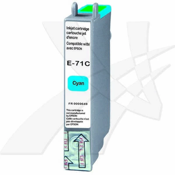 UPrint kompatybilny ink / tusz su C13T07124011, E-71C, cyan, 10ml