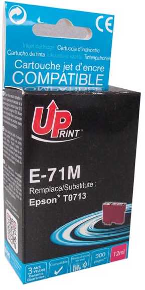 UPrint kompatybilny ink / tusz su C13T07134011, E-71M, magenta, 11ml