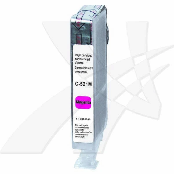 UPrint kompatybilny ink / tusz su CLI521M, C-521M, magenta, 450s, 10ml, su chipem