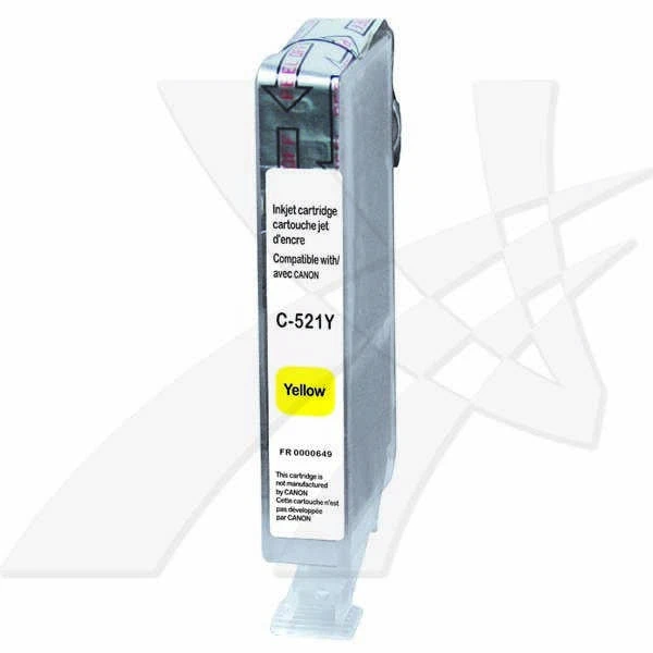 Su UPrint suderinamas rašalas / rašalas su CLI521Y, C-521Y, geltonas, 510s, 10 ml, su lustu