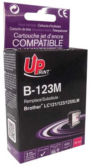 UPrint kompatybilny ink / tusz su LC-123M, B-123M, magenta, 600s, 10ml