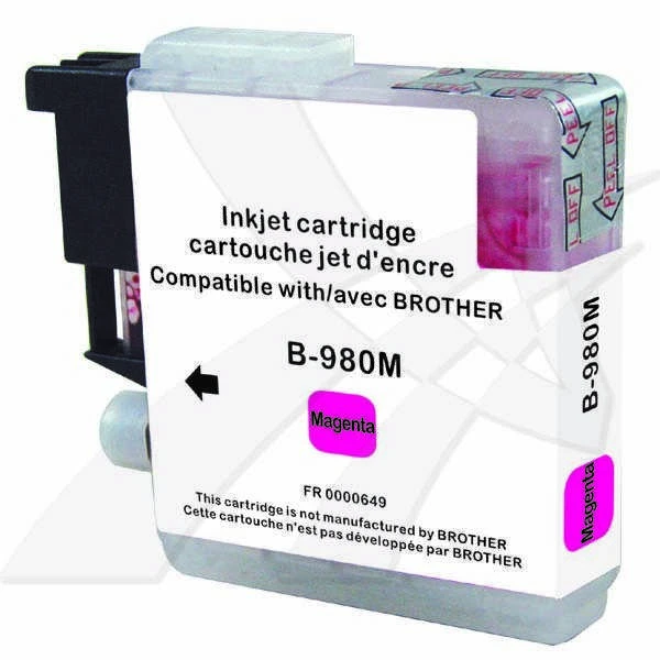 Rašalo kasetė UPrint Brother LC9801100MA Magenta